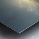 River sunset Metal print