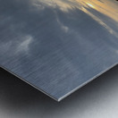 Lake sunset Metal print