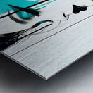 Abstract Woman Metal print