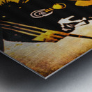 Gold Earring Metal print