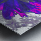 Abstract Vibrant Energetic Daisy Metal print