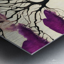 Purple Rooted Tree Metal print