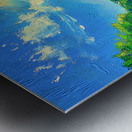 Simple Green Landscape Metal print