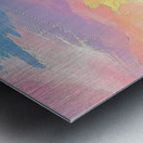 Simple Colorful Cloudscape Metal print