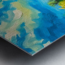 Simple Landscape Van Gogh Style Metal print