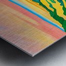 Sand Dunes and Flowers Metal print