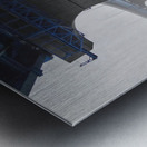 Coronado Bay Bridge Pylons Color Metal print