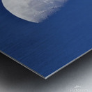 Moon at Sunset with a Blue Sky ~ 2-5-25 Metal print