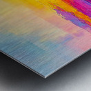 Sunset Over Water Vivid Colors Metal print