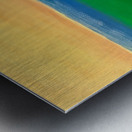 Land Sea and Sky Abstract Metal print