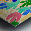 Bright Abstract Flowers Metal print