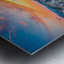Sunset Over the City Metal print