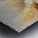 Feather Greetings Metal print