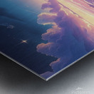 DreamScape Horizon: The Floating City of Tomorrow Metal print