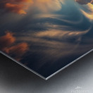 Sun and clouds Metal print