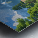 Sanctuary of the Peaks Metal print