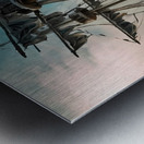 Ghostly Galleon at Dawn Metal print