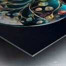 A tree from the world of gemstones Metal print