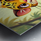Playful Leopard Cub Metal print