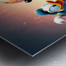Mickey and Donalds Dance Party Metal print