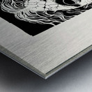 lannick dinard. Abime et reflets. encre. 4944png. Metal print