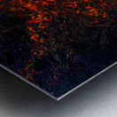    Abstract Fiery Water Reflections                                                                                                                   Metal print