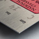 1986 New York Mets NLCS Game 3 Metal print