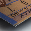 1943 Brooklyn Dodgers at Detroit Lions Metal print