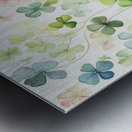 Clover All Over a Focus Wall Metal print