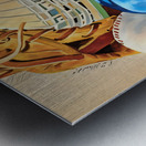 1980 Seattle Mariners Art Remix Metal print