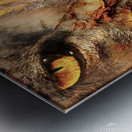 The Cat Knows Metal print