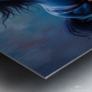 Majestic Black Horse Poster – Fiery Abstract Art Print Metal print