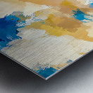 Simple Sunny Abstract Landscape Metal print