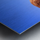 Devils Marbles and Man in a Hat Metal print