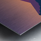 Paysage Naturel – Magnifique Coucher de Soleil en Panorama Metal print