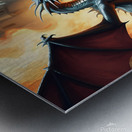 Epic Dragon Battle - Fantasy Art Illustration Metal print