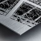   Abstract Waverley Station Roof Window                                                                                                                    Metal print