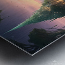 Majestic Fantasy Castle - Enchanted Landscape Art Metal print