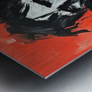 Crimson Contemplation P23K9N 52 Metal print