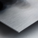  Abstract Monochrome Bokeh Spheres      Metal print