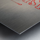 Early 1900s Ohio State Basketball Player Art Metal print