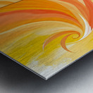 Abstract Energy Triptych - Dynamic Colorful Art Metal print