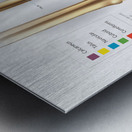 Foot Bone Metal print