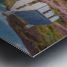 Redheaded Beauty in the Heather Metal print