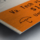 1984 Virginia Cavaliers at Virginia Tech Hokies Metal print