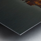 Moon over CU Metal print