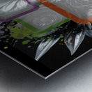 Is the picture really within the frame...  Metal print