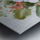 Bouquet of Orchids and Ferns Metal print