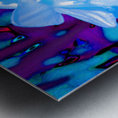  Abstract Neon Daffodils                                                                                                                     Metal print