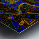 Abstract Dreamlike Dreaming Metal print